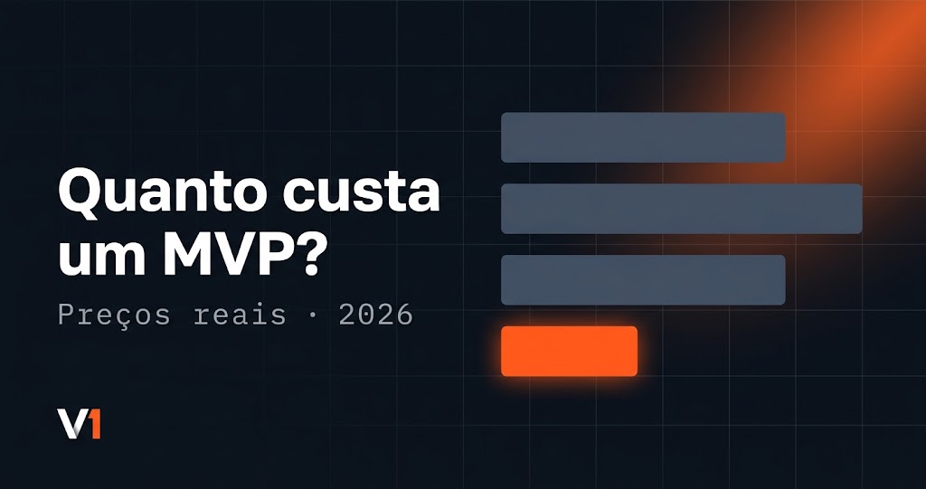 Quanto custa desenvolver um MVP no Brasil em 2026 (com preços reais)